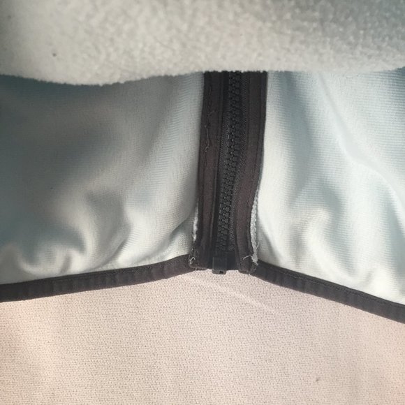 Columbia Full Zip Hooded Fleece Jacket Wmn S /Blue - Picture 7 of 12